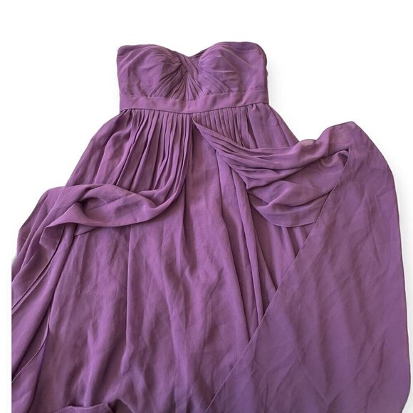 Jenny Yoo Aidan Convertible dress in wisteria luxe chiffon, Size 8, NWT - Picture 10 of 14